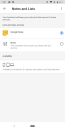Google Assistant notes lists