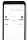 Google Assistant redesign sports