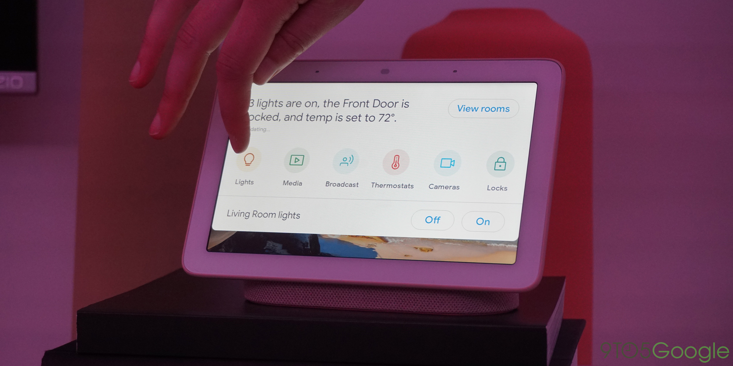 google home hub supported cameras