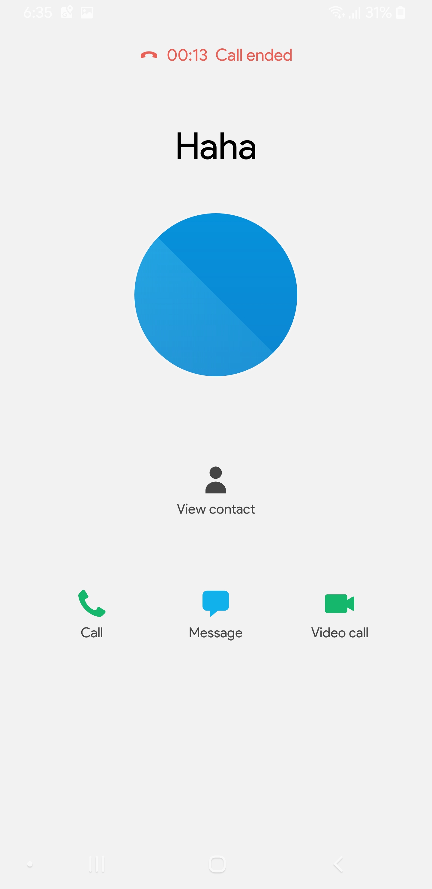 android pie message contact