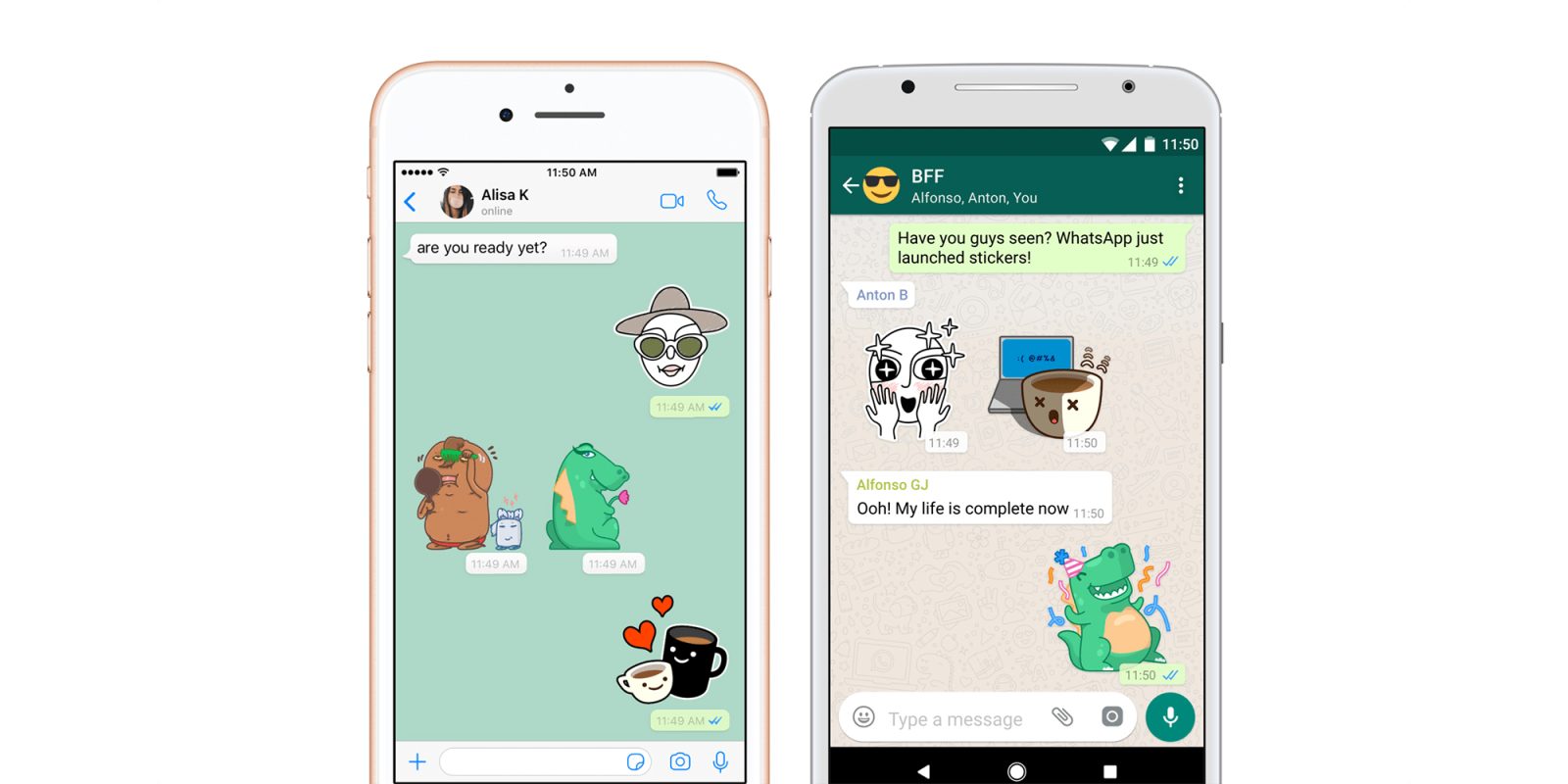 WhatsApp stickers are finally here - 9to5Google