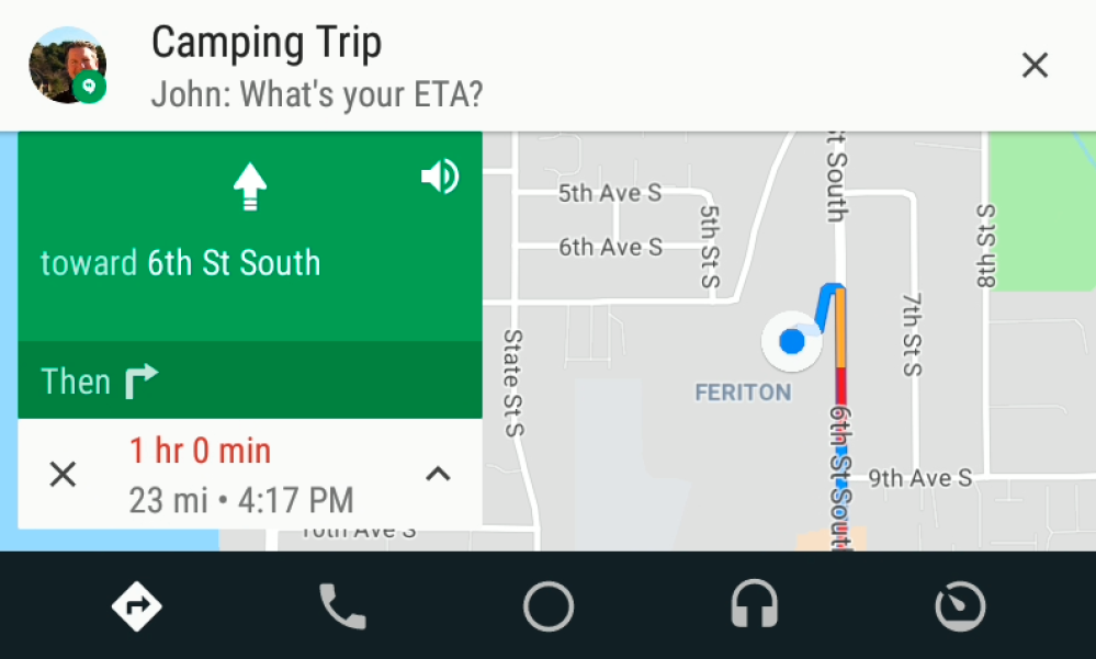 Android Auto 3.8