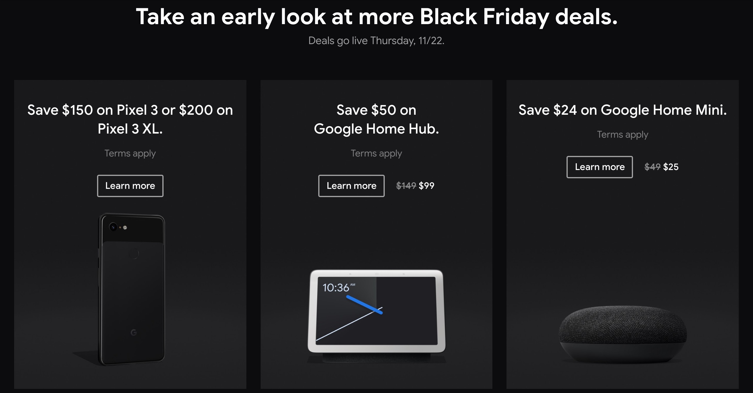 Google Store Black Friday Pixel 3 Bogo 50 Off 99 Home Hub More 9to5google