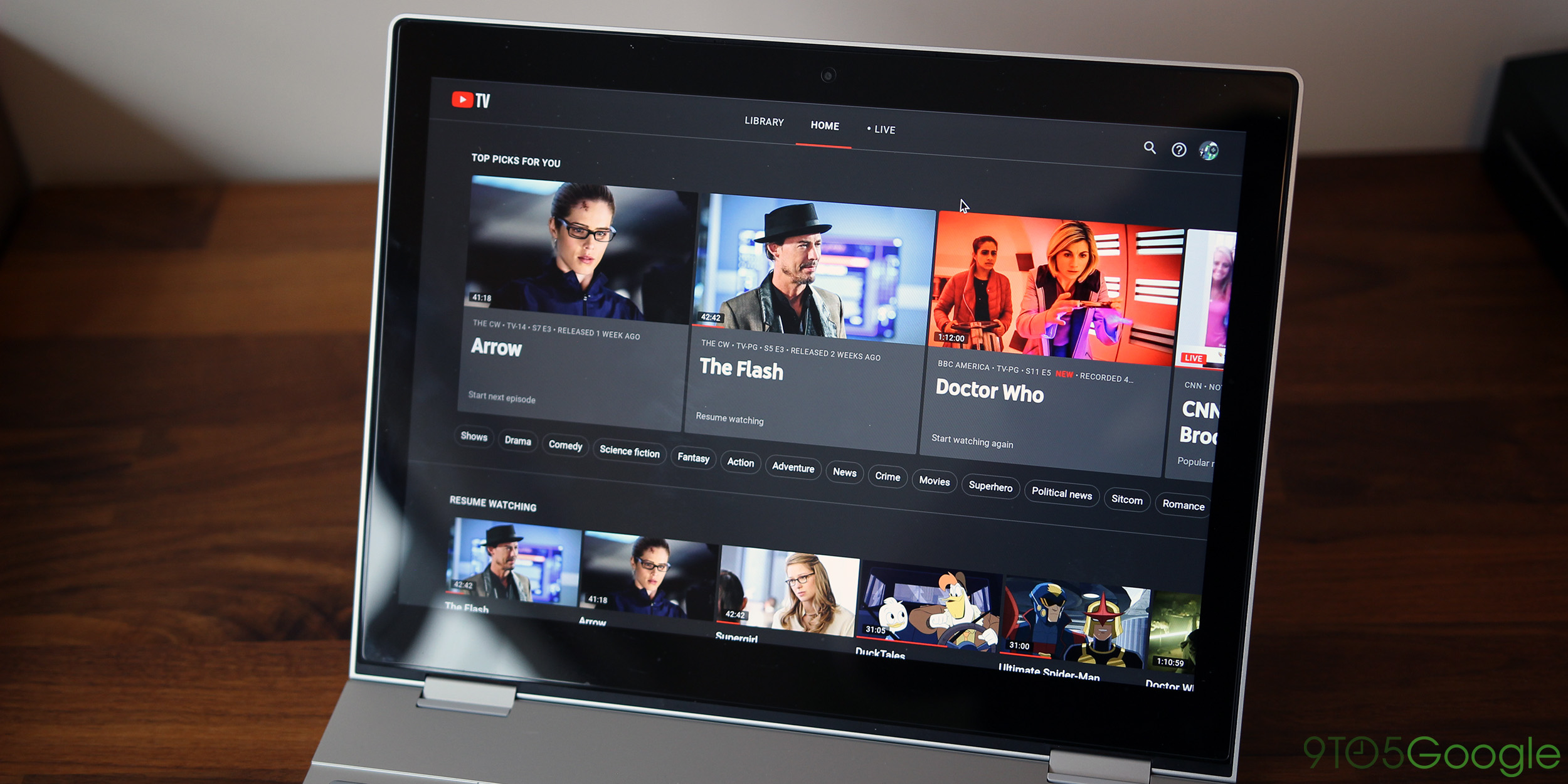 YouTube TV on the web missing ability to natively Cast