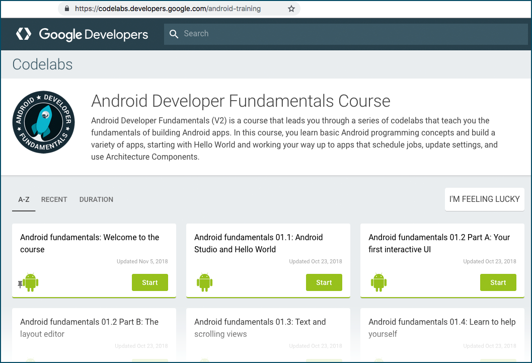 Android статьи. Android developer курсы. Google codelab. Курс Android. Developer.Android.com.