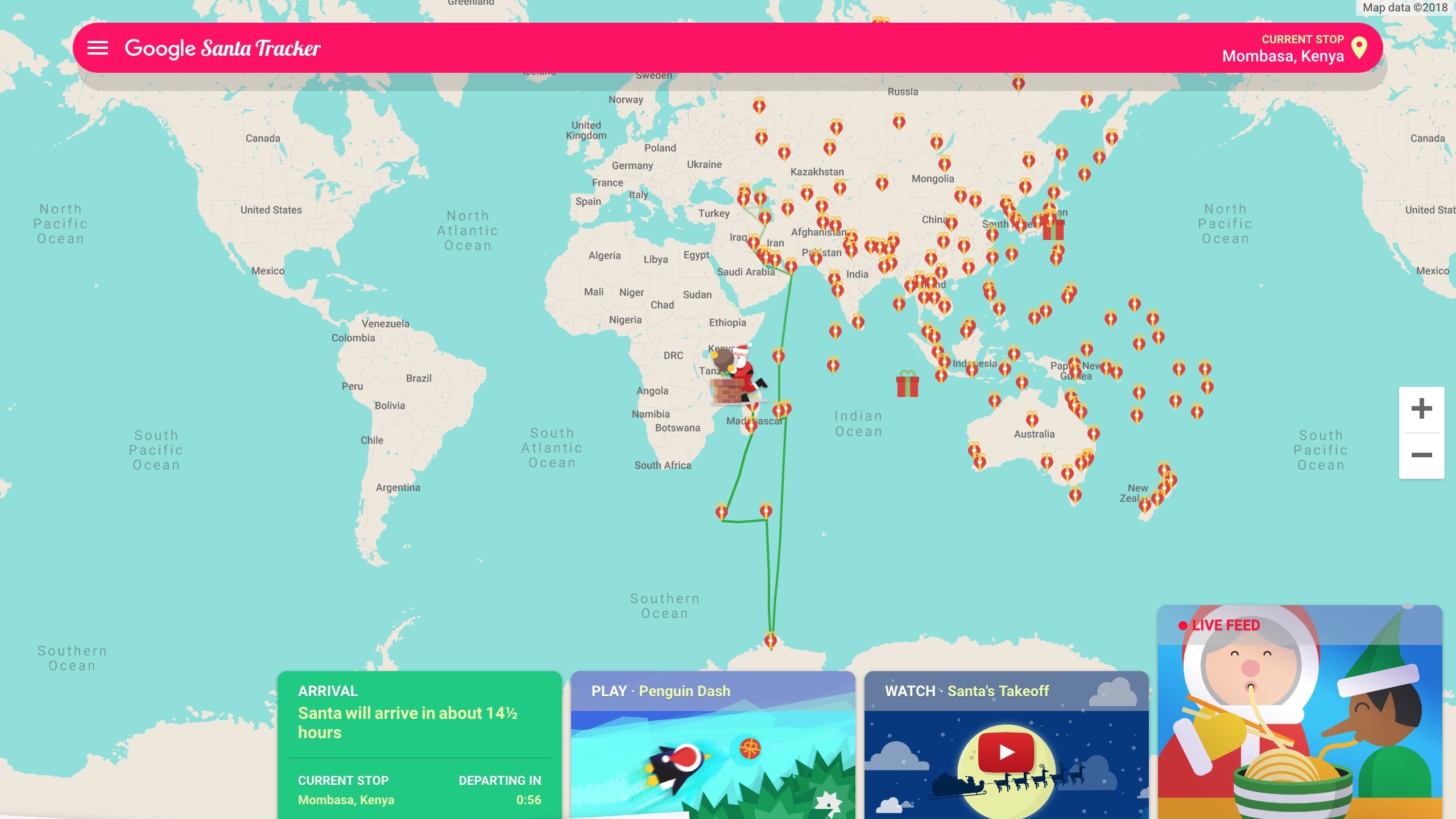 How to follow Santa on Christmas Eve with Google Santa Tracker, Home