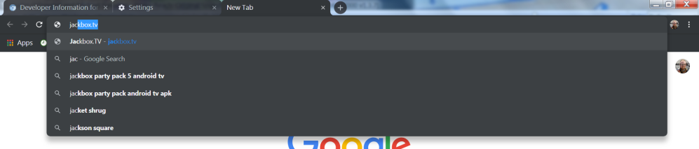 Google Chrome Dark Mode Windows omnibox