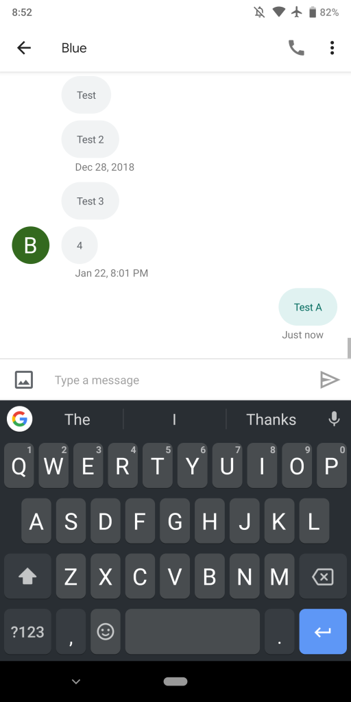 Google Voice Material Theme