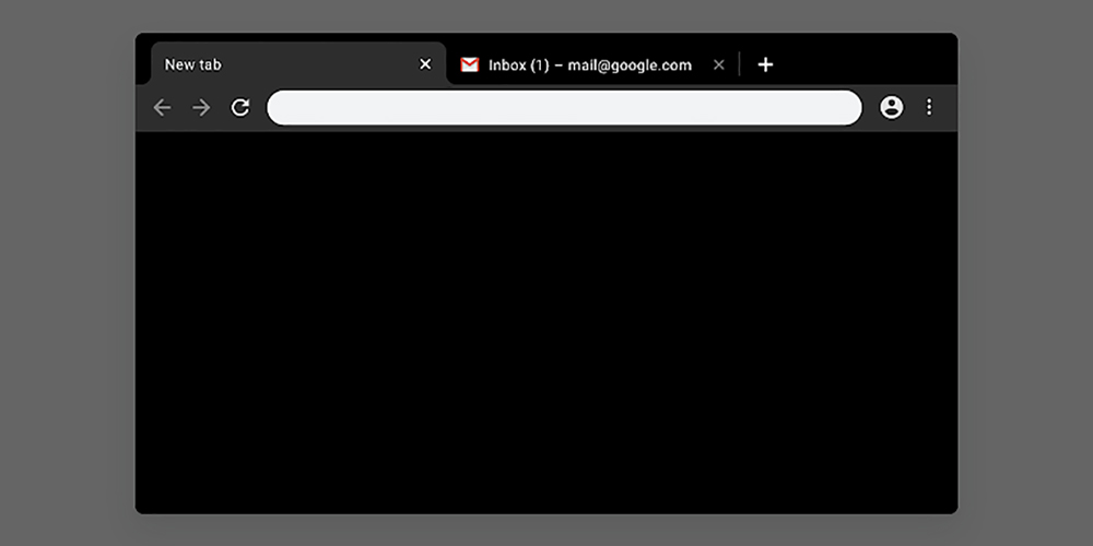 Google official color themes for Chrome bring dark mode-lite Just Black