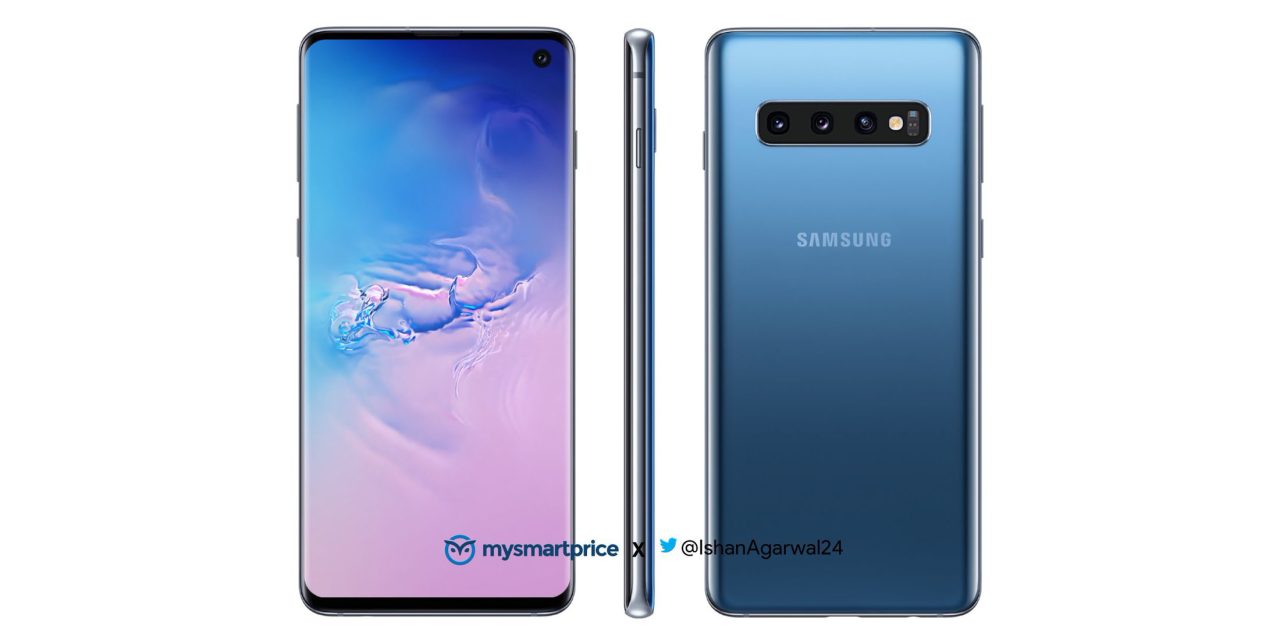 Samsung Galaxy S10 blue