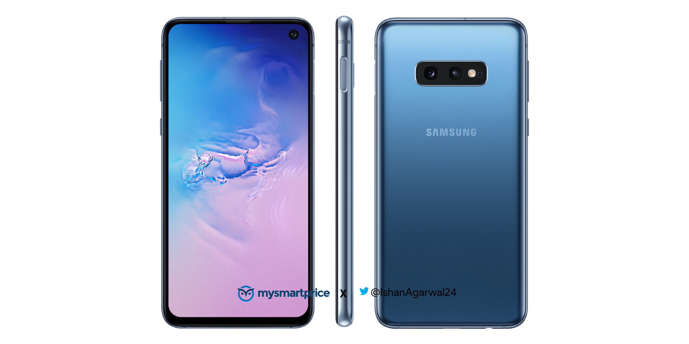 Samsung Galaxy S10 leaks in blue color, headphone jack ad - 9to5Google