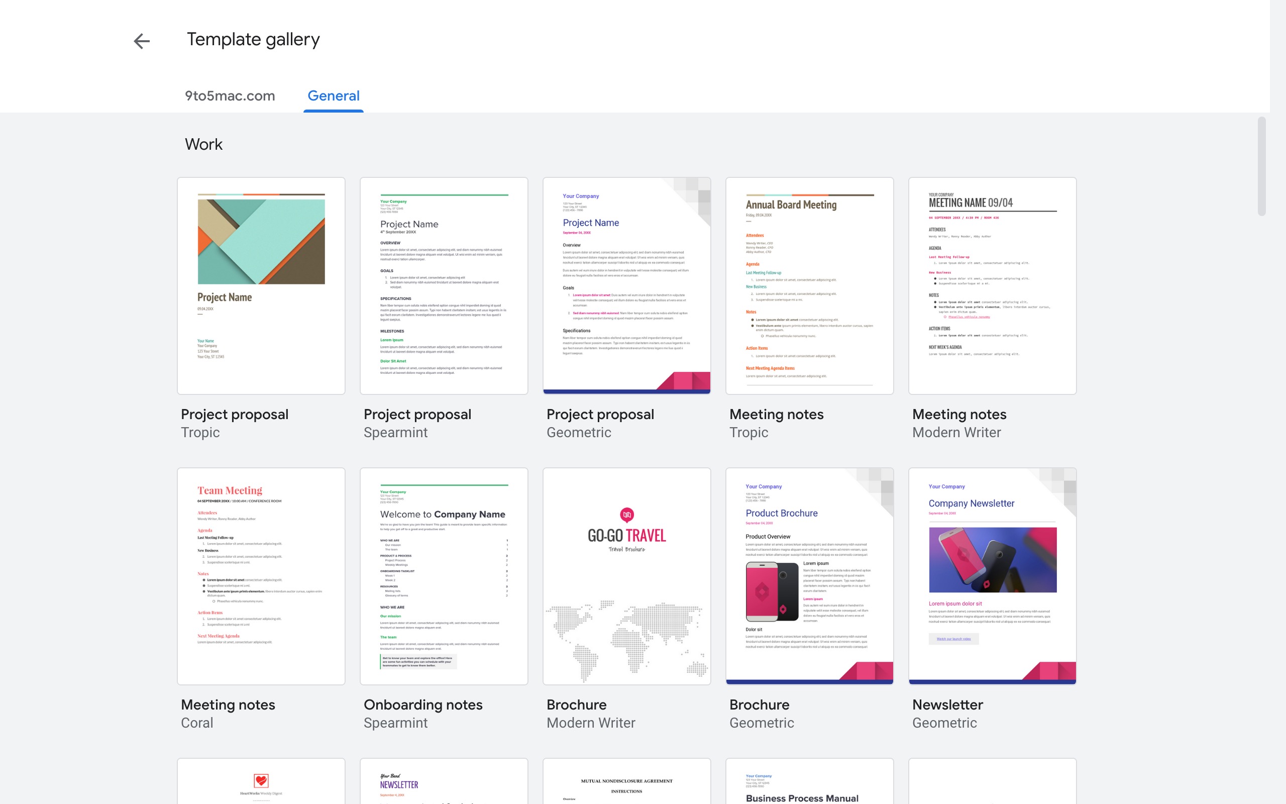 Google Docs, Sheets, and Slides homepages updated with Material Theme