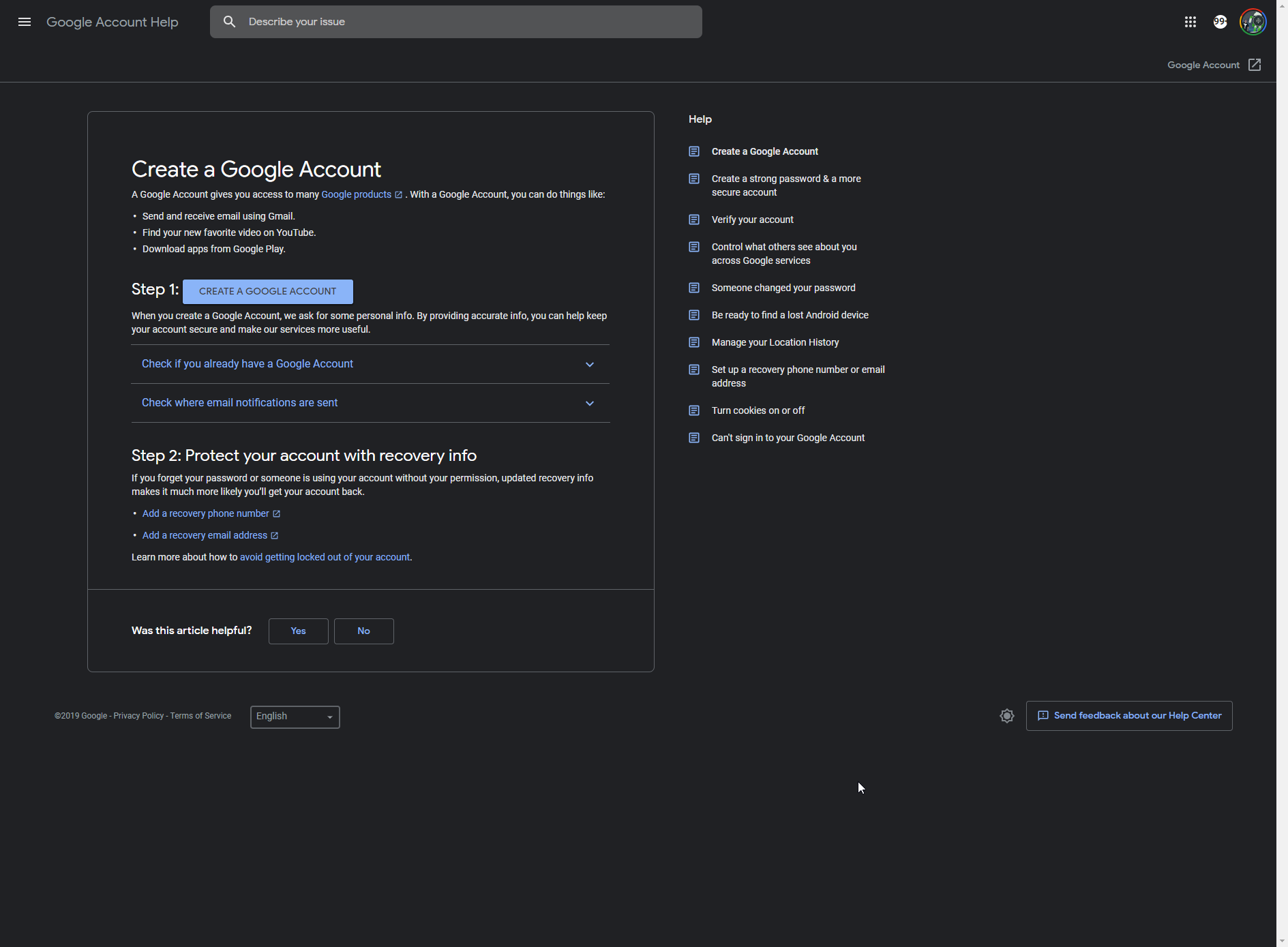 Google help center gets official dark mode 9to5google