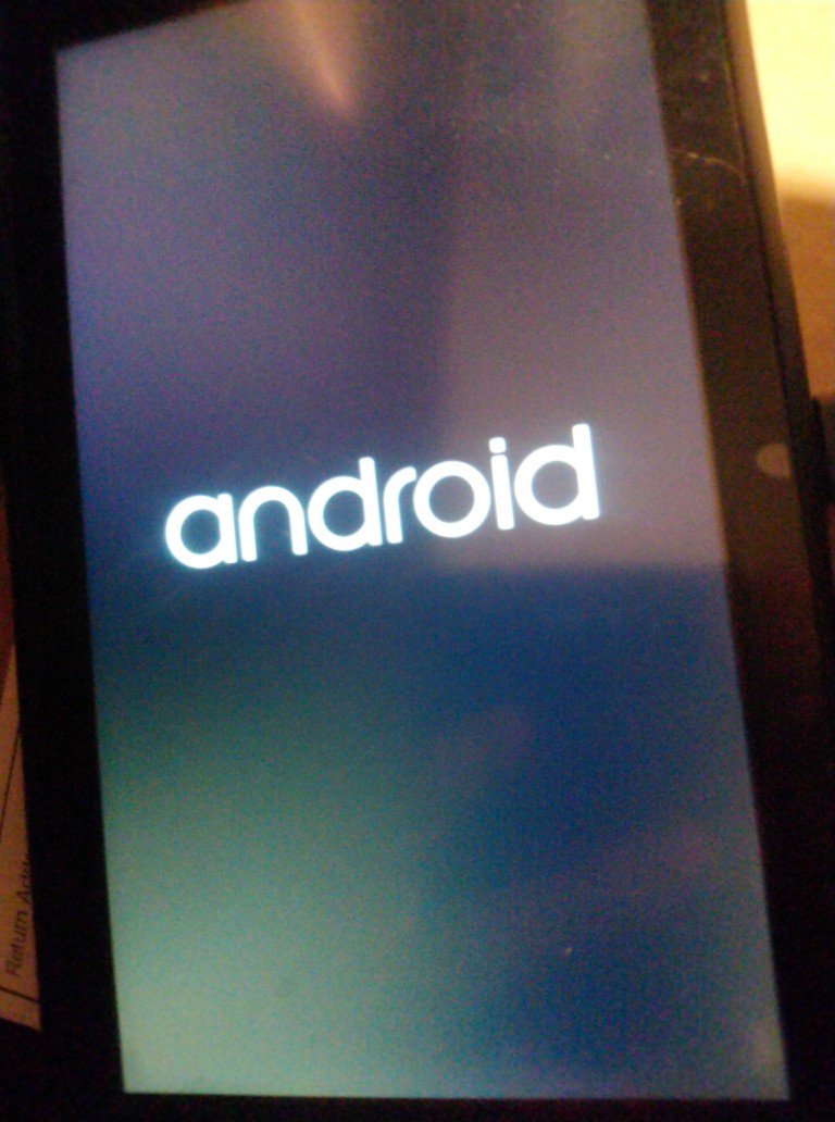 nintendo switch android boot screen