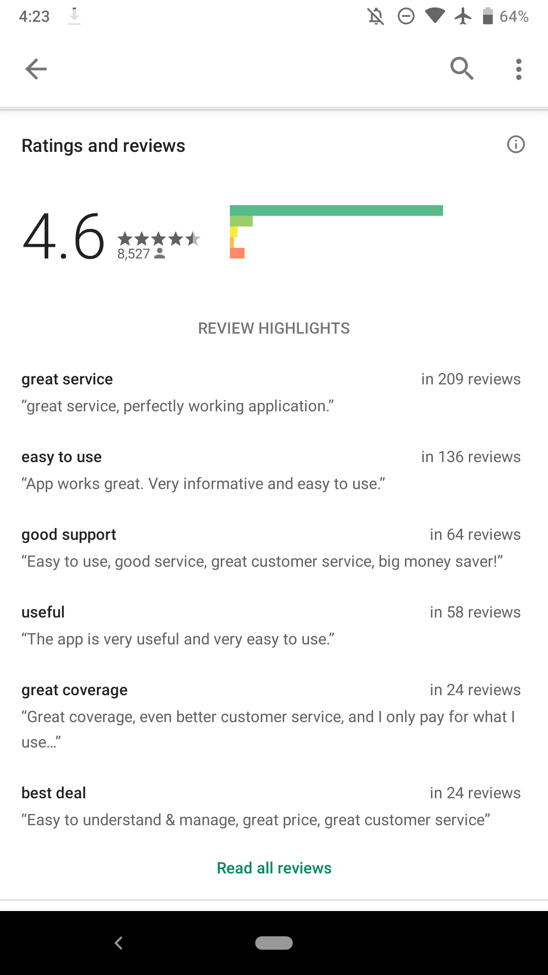 Google widely rolls out Material Theme redesign of Play Store 'Ratings ...