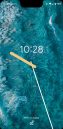 Android Q Beta 1 Custom clock