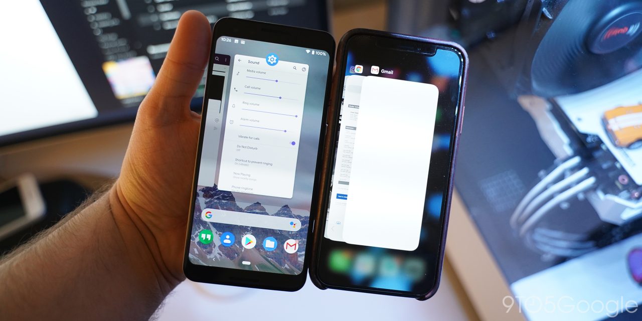 Android Q Improved multitasking gesture