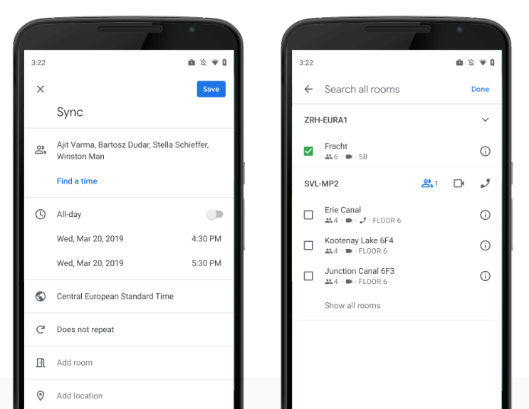 Google Calendar for Android, iOS adding AIpowered meeting room suggestions