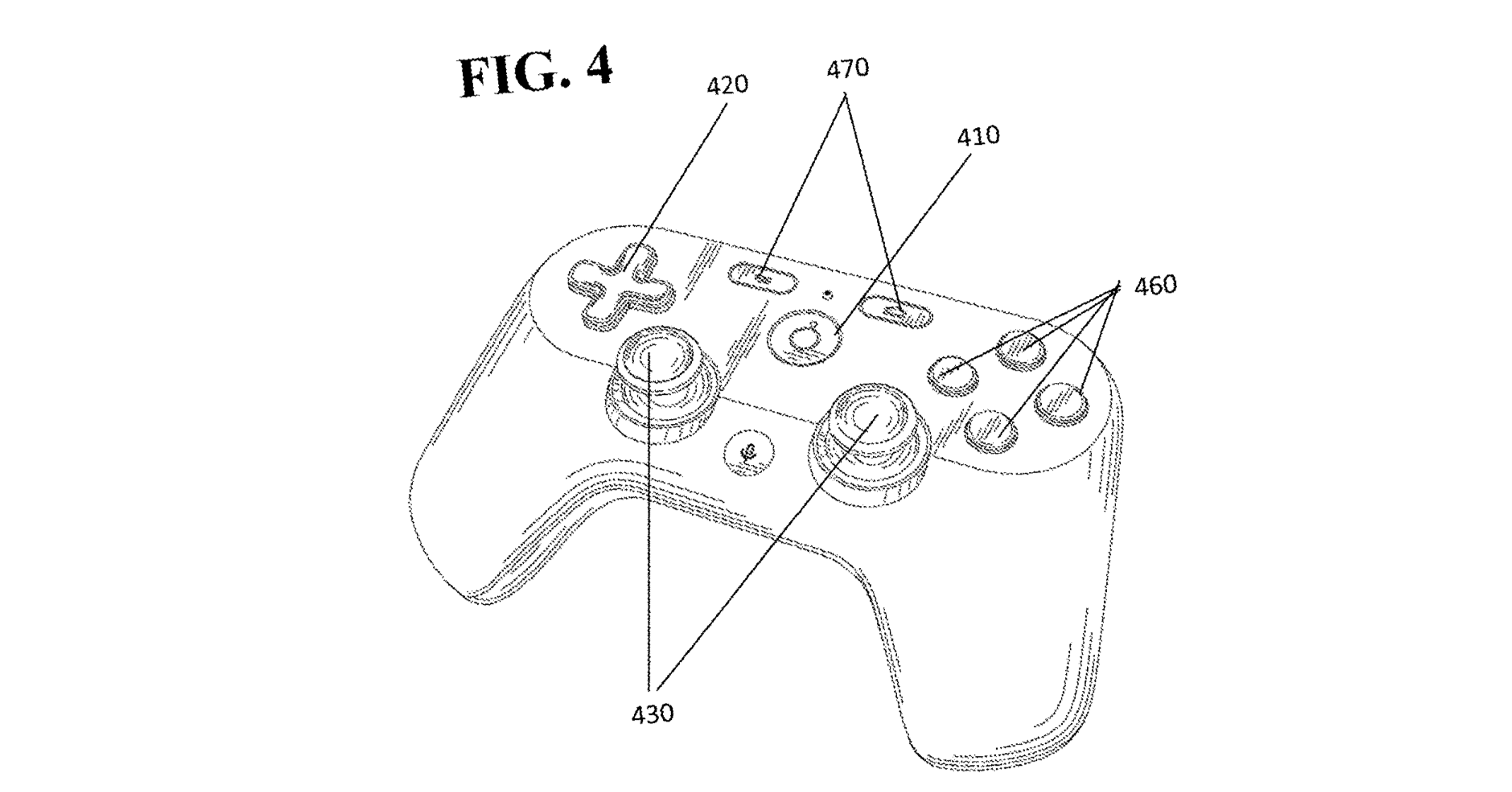 Google game controller patent