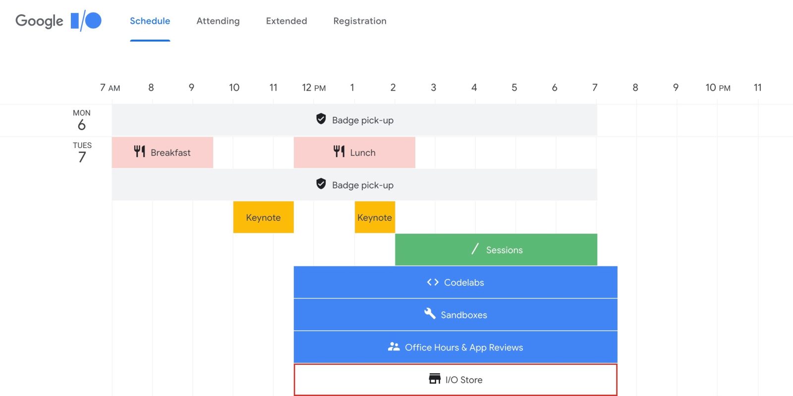 Google I/O 2019 schedule