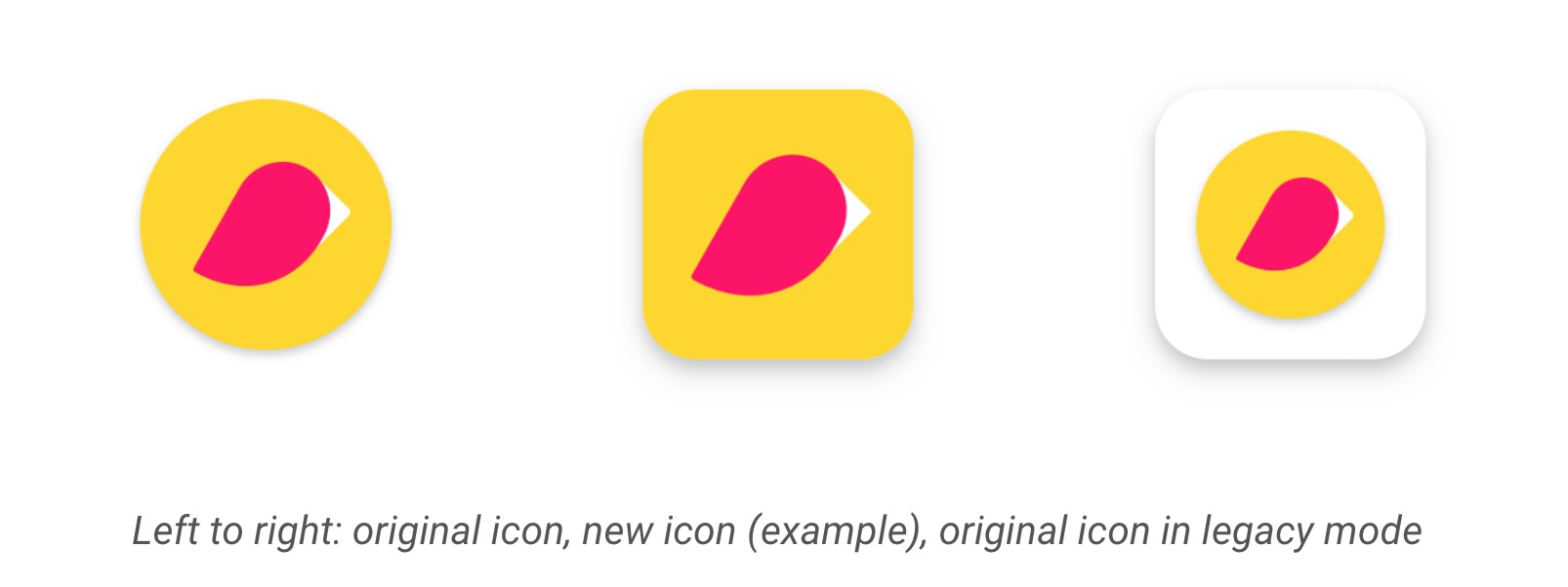 Google Play Store squircle icons