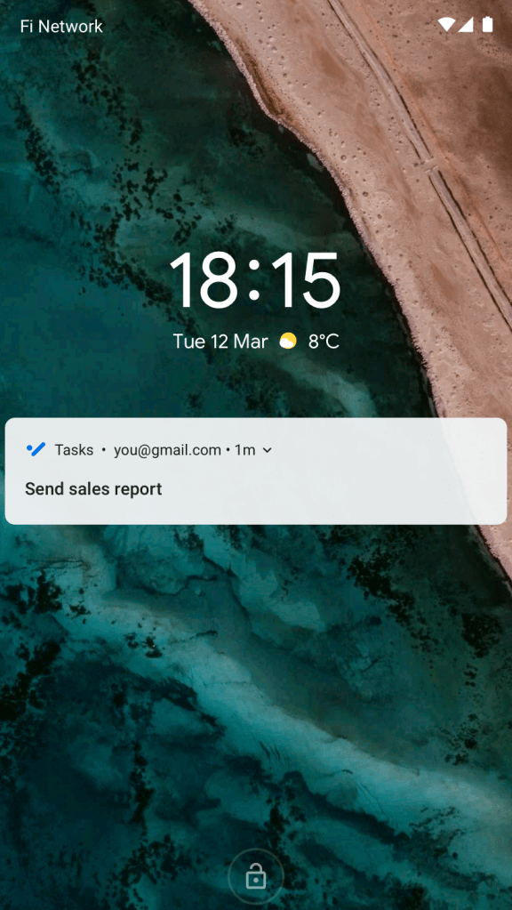 Google Tasks rolling out time-based notifications & import from Inbox