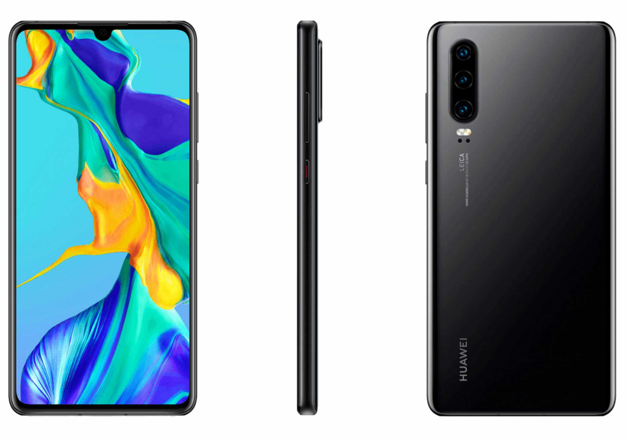 Huawei P30 Pro Press Renders Leak, Samsung OLED Panel - 9to5Google