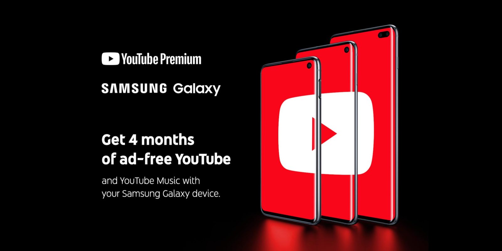 YouTube Premium Galaxy S10 offer