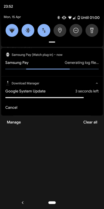 Android Q Google System Update
