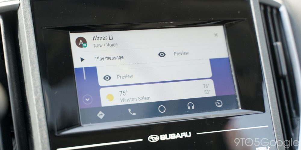 Google Voice for Android Auto