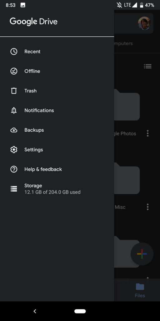 Google Drive for Android adds manual dark theme setting 9to5Google