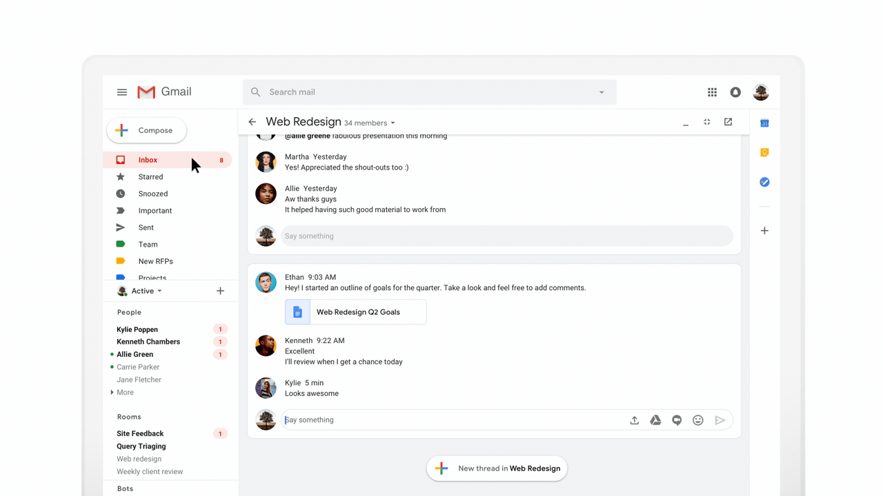 Hangouts Chat coming to Gmail as Hangouts Meet adds live captioning &  public streams