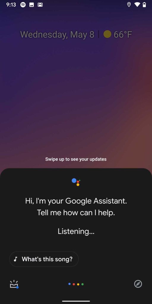 google assistant dark