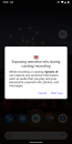 Android Q Beta 3 Screen Recording Warning