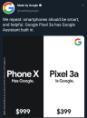 Phone X Google Pixel ad