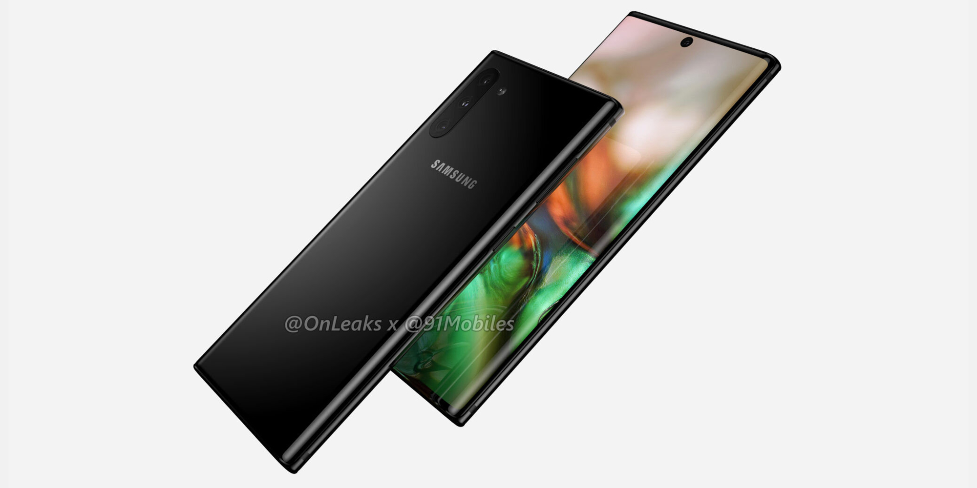 Leaked Galaxy Note 10 Pro renders show massive display, quad