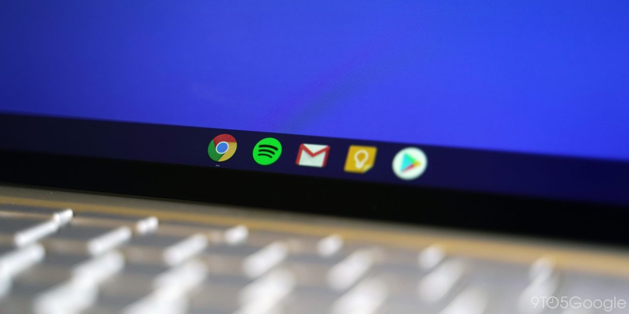 Google Chrome OS shelf cover