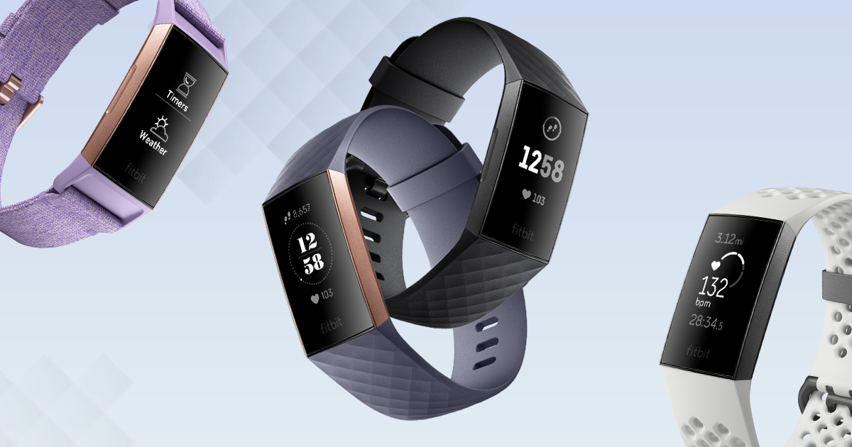 Fitbit Charge 3 lineup