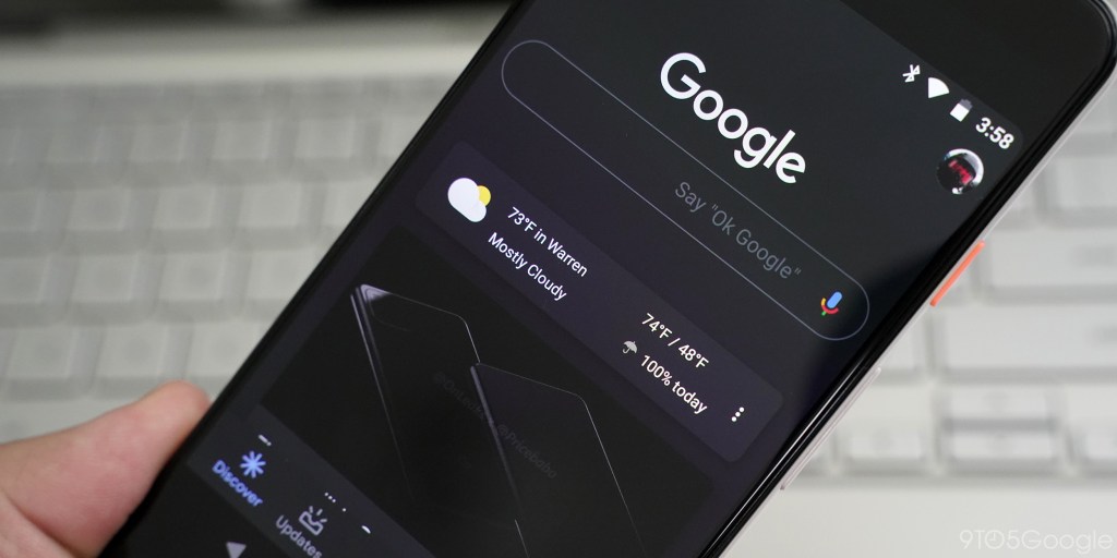 lg mode theme dark for app theme testing Google Search, dark  9to5Google Discover [Gallery]