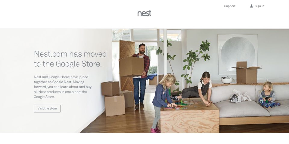 Google Store replaces Nest