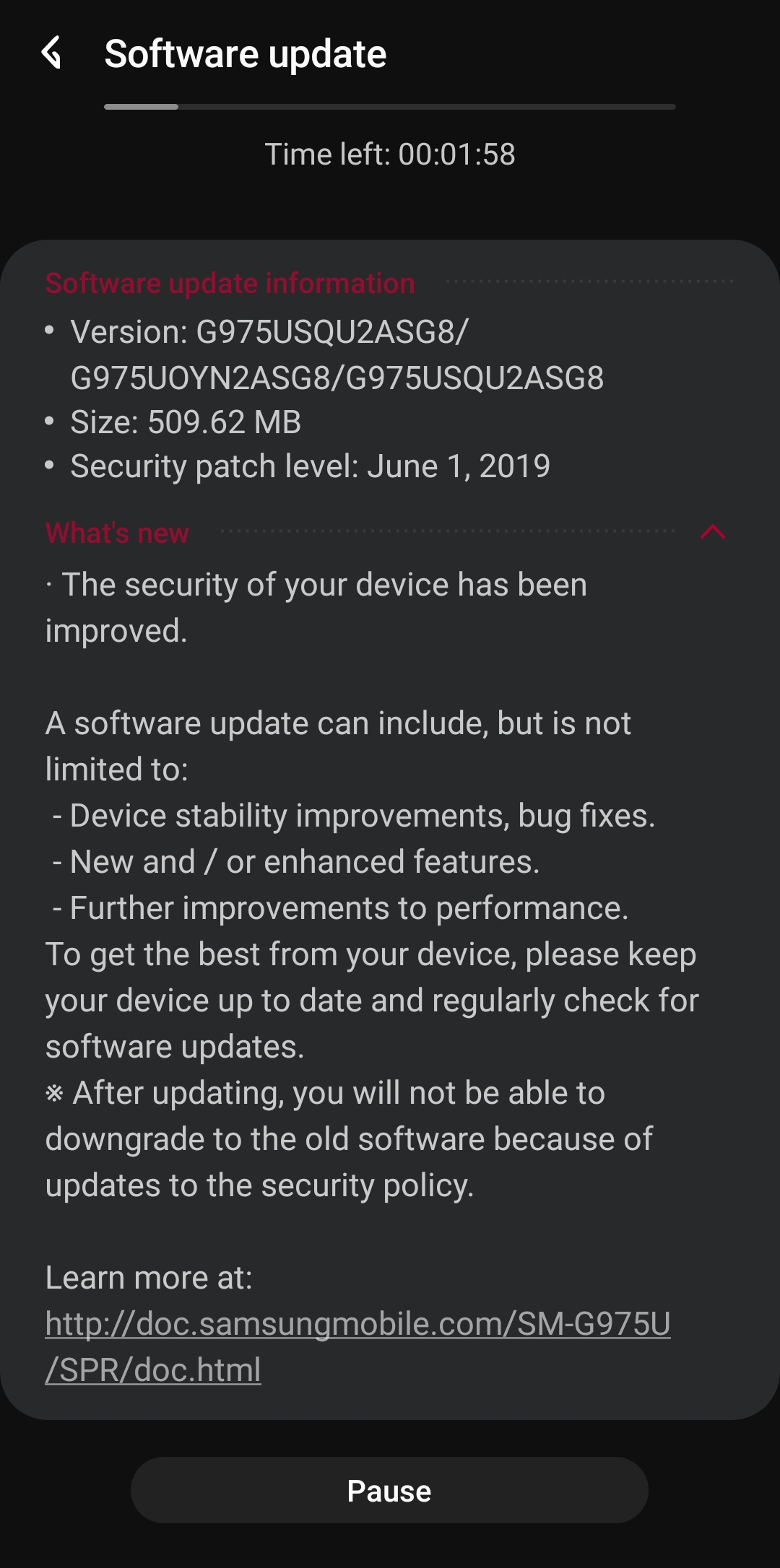 Night mode, QR Code reader, June patch rolling out to Sprint Galaxy S10, S10+ Sprint Galaxy S10 Night mode update
