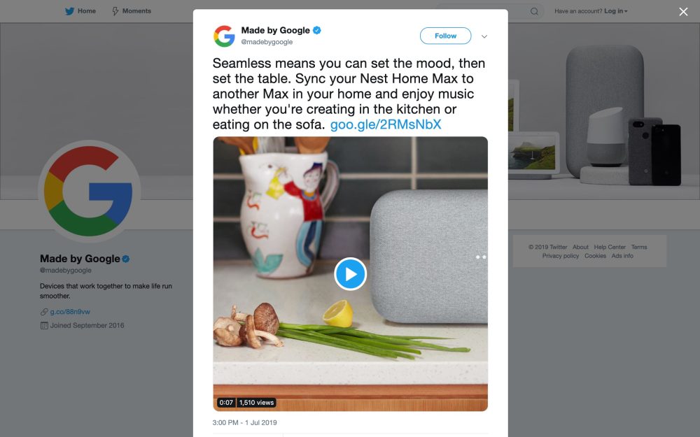 Google Nest Home Max