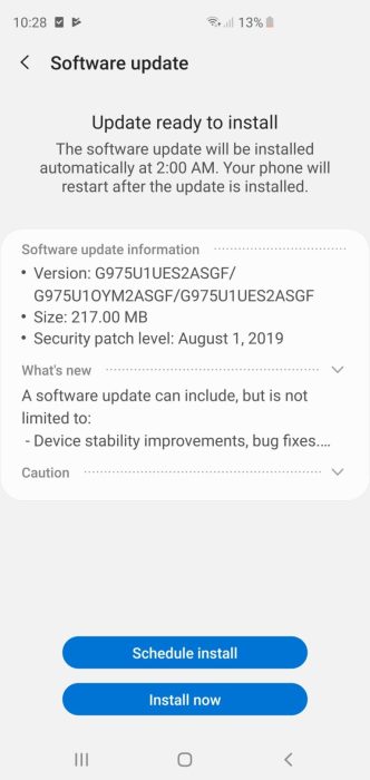 August 2019 patch now rolling out to Galaxy S9 and S9+ - 9to5Google