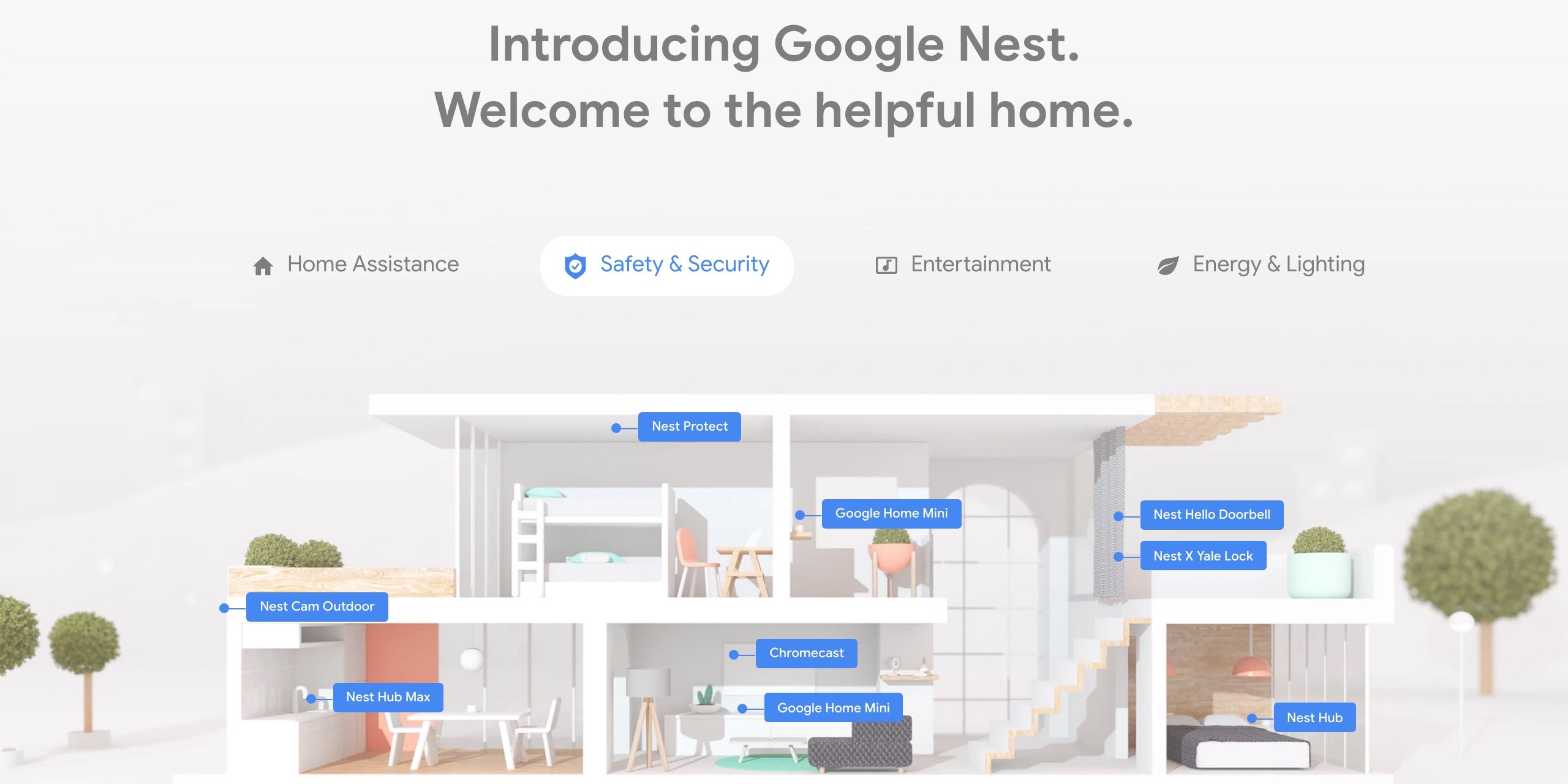 adding nest camera to google home