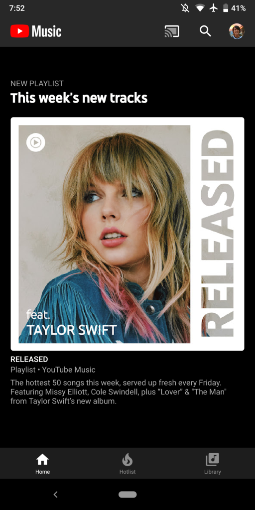 YouTube Music adds 'Released' playlist to compete with Spotify's 'New ...