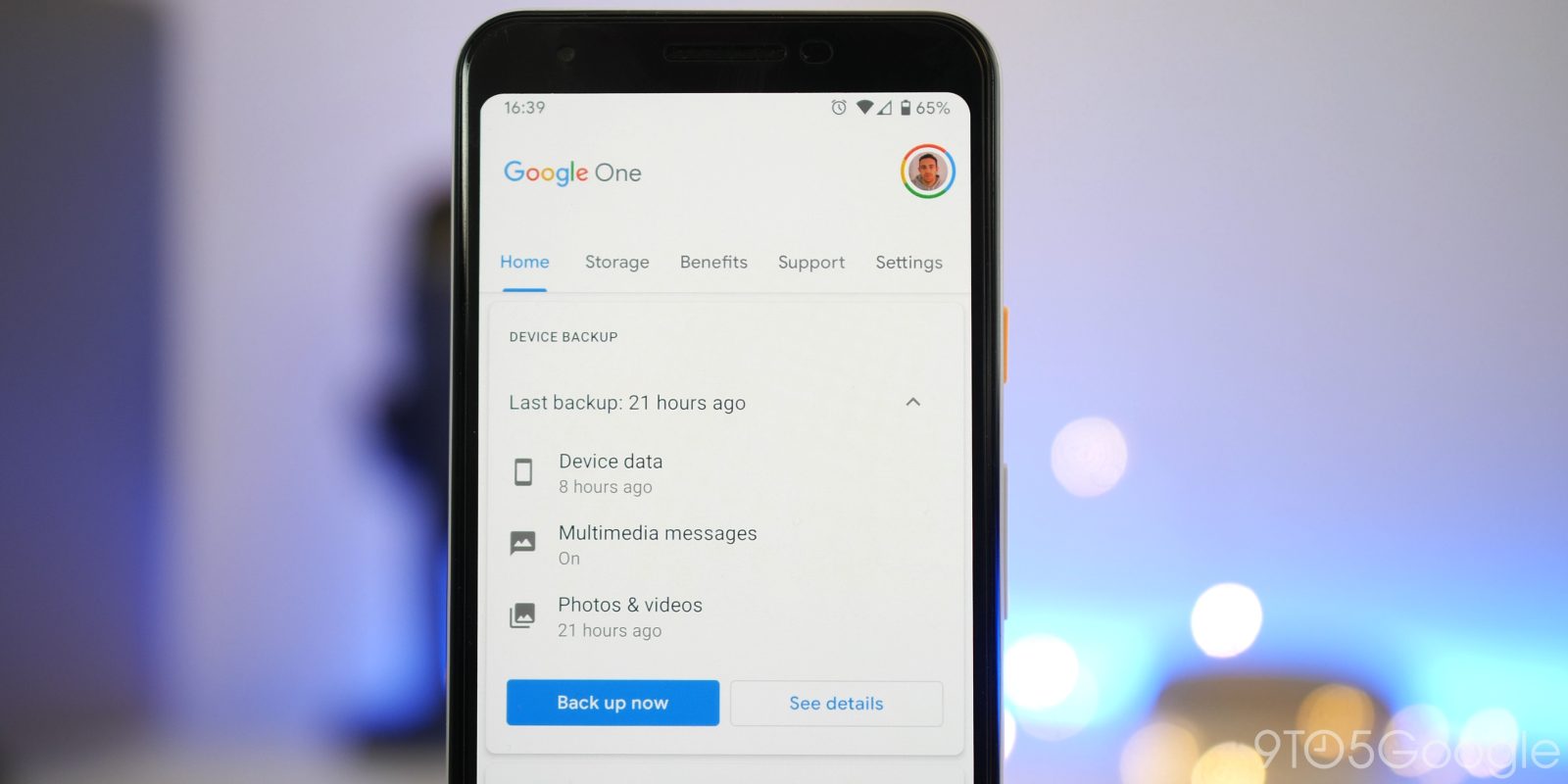 How to backup Android phone using Google One