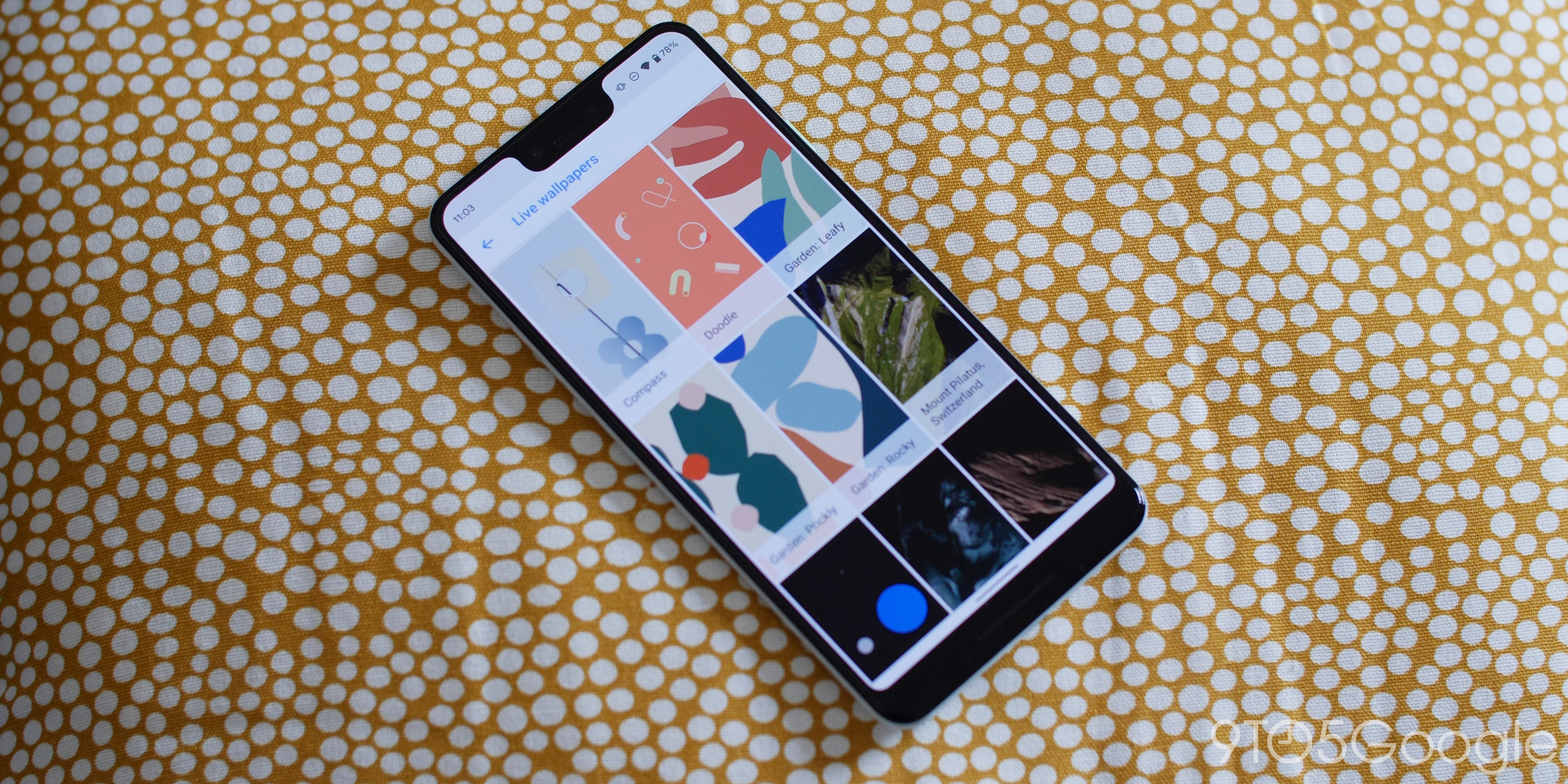 Handson with the new Google Pixel 4 live wallpapers Video  9to5Google