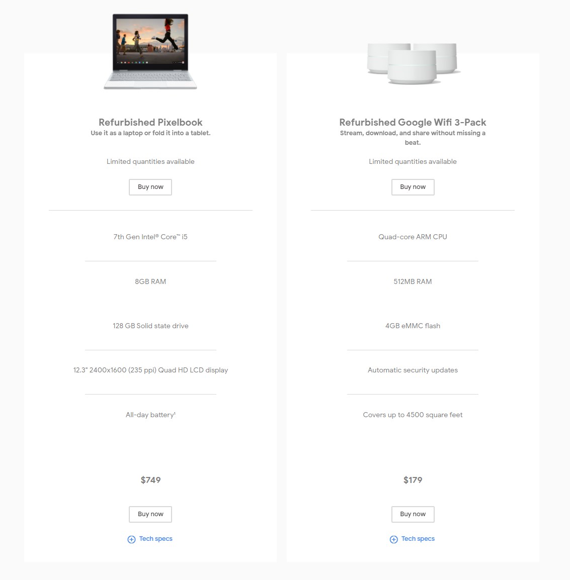 Google Store now has refurbished devices, 749 Pixelbook 9to5Google