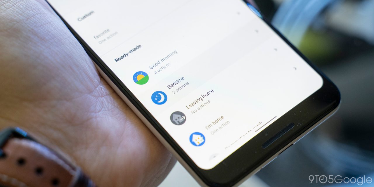 Google Assistant Routines Material Theme
