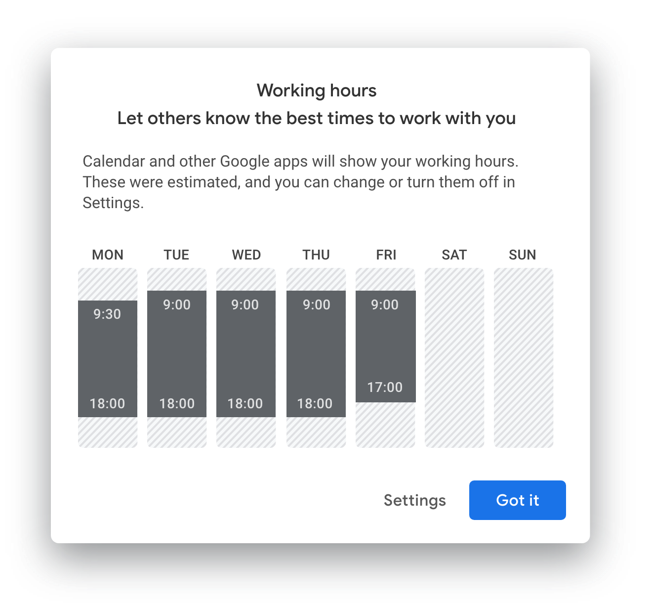 Google Calendar makes 'Working Hours' more prominent 9to5Google